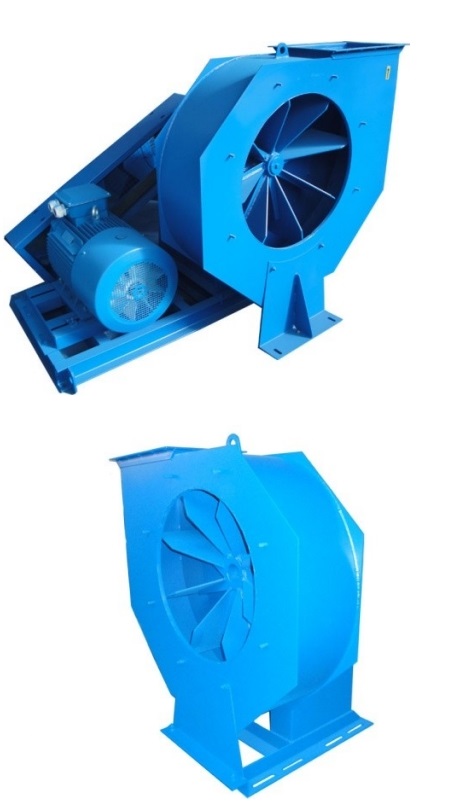 Вентилятор пылевой коррозионностойкий, материал – нержавеющая сталь КВЗ ВРП 115-45-12,5.1К1-02 Вентиляторы
